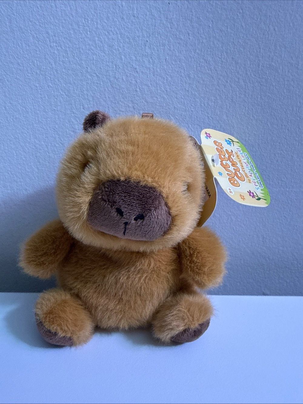 NEW Butter Cups by Butterluv Brown Capybara 5" Mini Plush Stuffed Animal